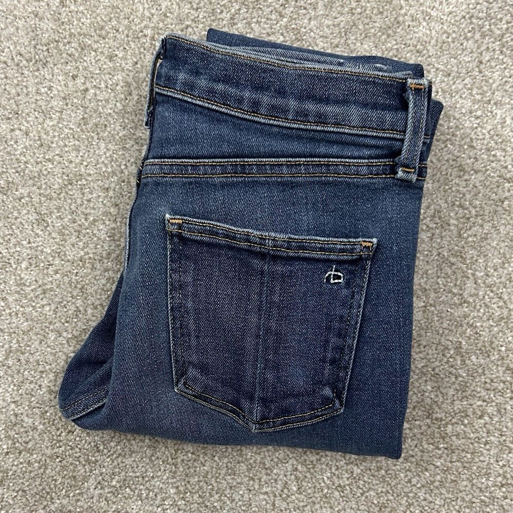 Rag & Bone High Rise Skinny Jeans Women's Size 27 Blue‎ Denim